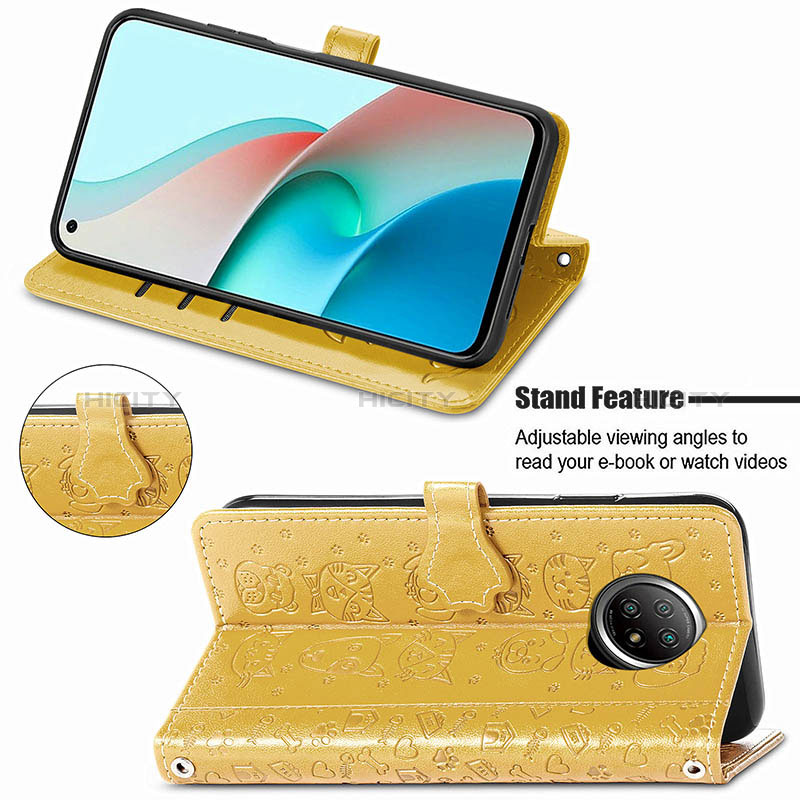 Custodia Portafoglio In Pelle Fantasia Modello Cover con Supporto S03D per Xiaomi Mi 10i 5G