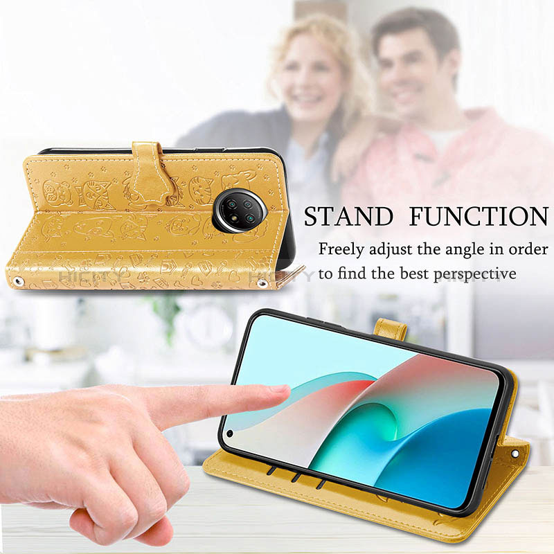 Custodia Portafoglio In Pelle Fantasia Modello Cover con Supporto S03D per Xiaomi Mi 10i 5G