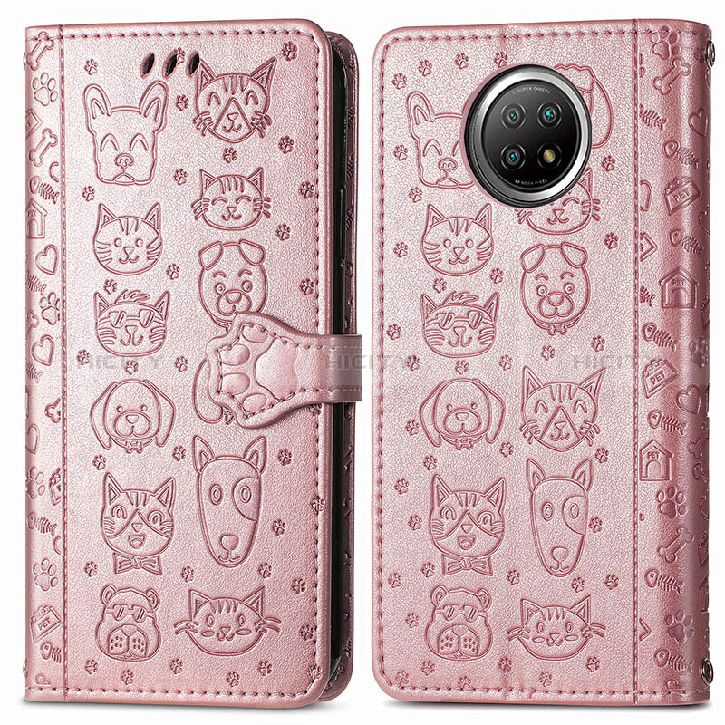 Custodia Portafoglio In Pelle Fantasia Modello Cover con Supporto S03D per Xiaomi Mi 10i 5G