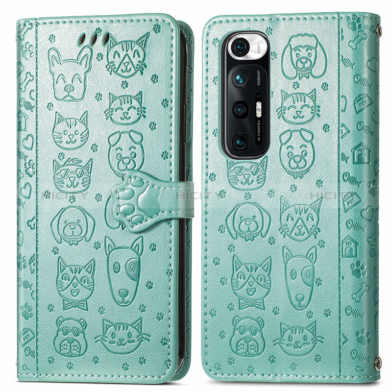 Custodia Portafoglio In Pelle Fantasia Modello Cover con Supporto S03D per Xiaomi Mi 10S 5G