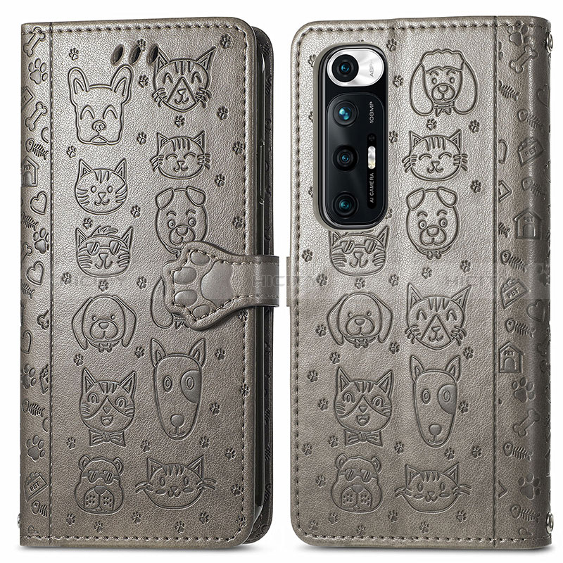 Custodia Portafoglio In Pelle Fantasia Modello Cover con Supporto S03D per Xiaomi Mi 10S 5G