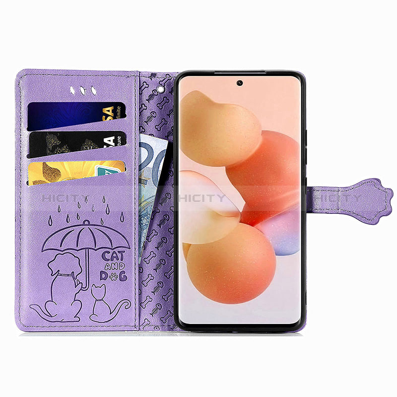 Custodia Portafoglio In Pelle Fantasia Modello Cover con Supporto S03D per Xiaomi Mi 12T 5G