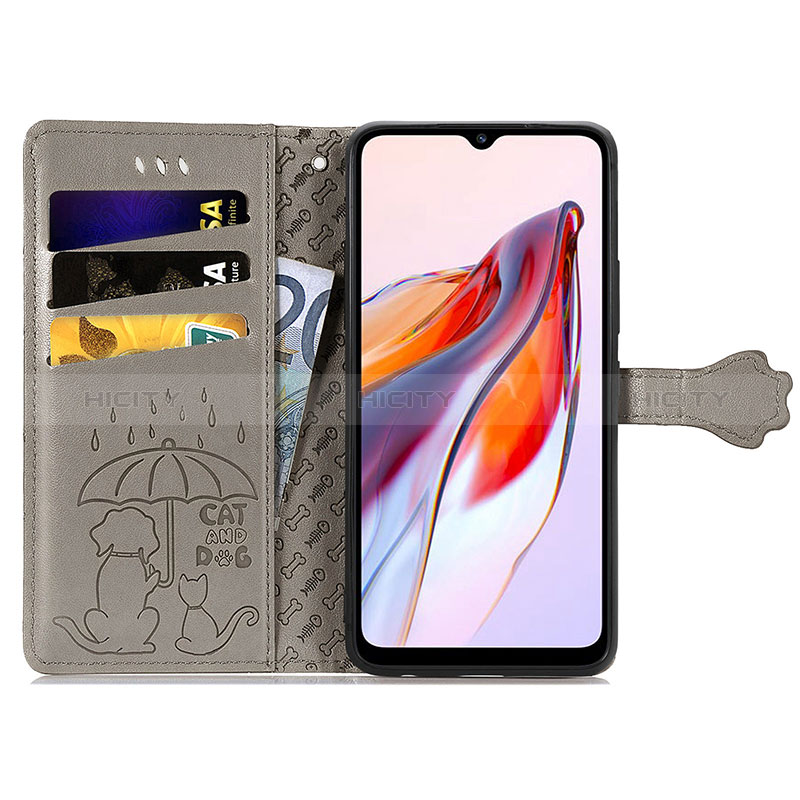 Custodia Portafoglio In Pelle Fantasia Modello Cover con Supporto S03D per Xiaomi Poco C55