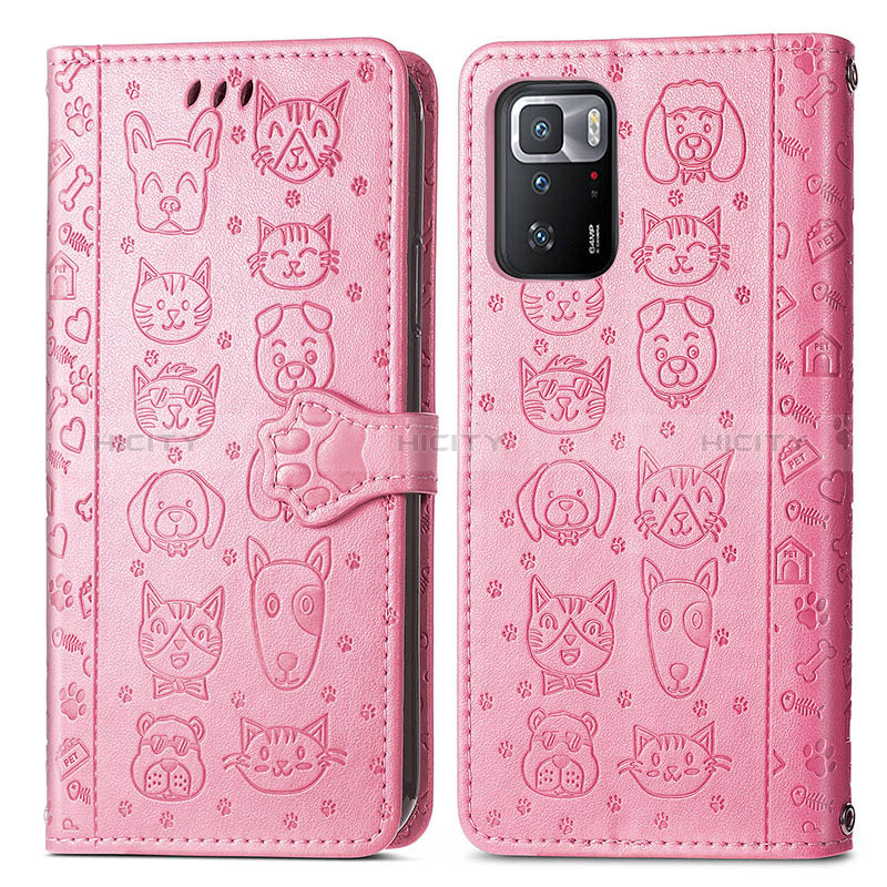 Custodia Portafoglio In Pelle Fantasia Modello Cover con Supporto S03D per Xiaomi Poco X3 GT 5G