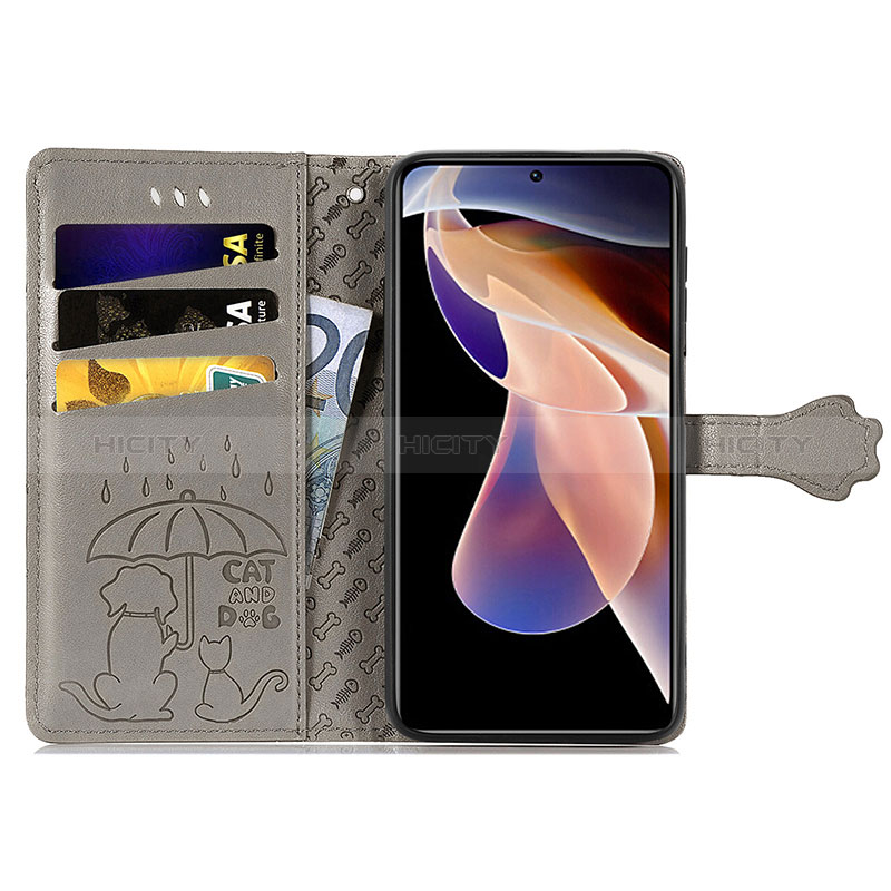 Custodia Portafoglio In Pelle Fantasia Modello Cover con Supporto S03D per Xiaomi Poco X4 NFC