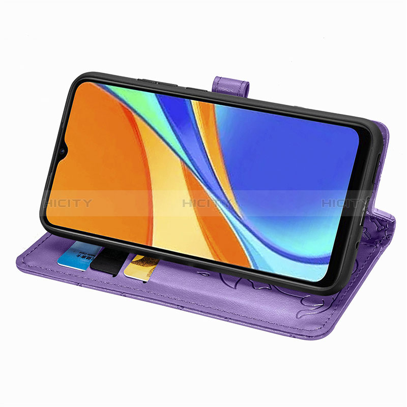 Custodia Portafoglio In Pelle Fantasia Modello Cover con Supporto S03D per Xiaomi Redmi 9 India