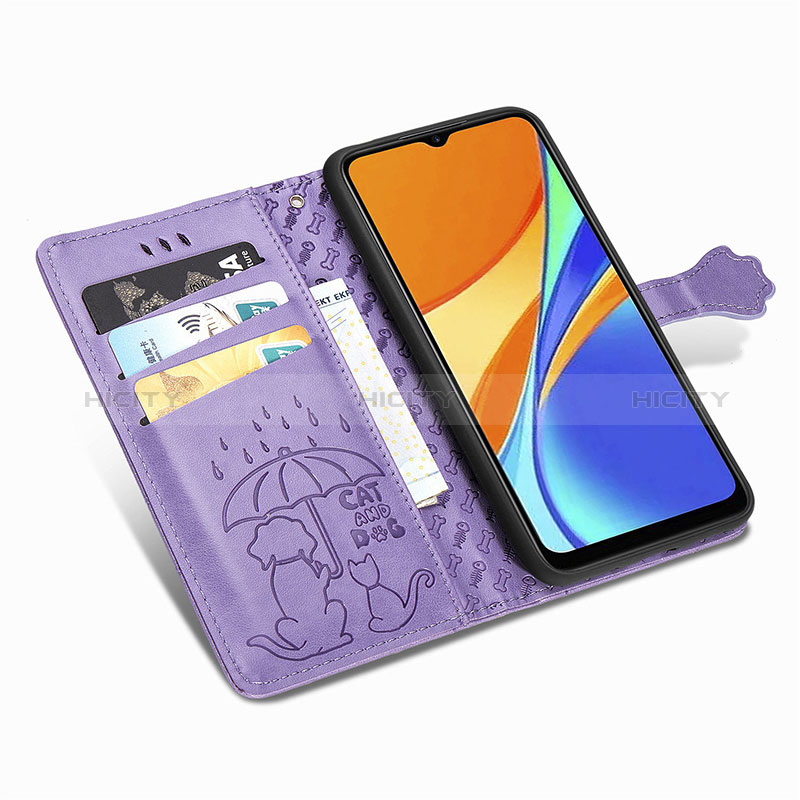 Custodia Portafoglio In Pelle Fantasia Modello Cover con Supporto S03D per Xiaomi Redmi 9 India