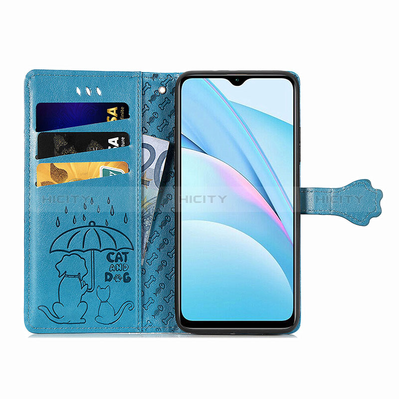 Custodia Portafoglio In Pelle Fantasia Modello Cover con Supporto S03D per Xiaomi Redmi 9 Power