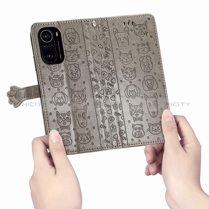 Custodia Portafoglio In Pelle Fantasia Modello Cover con Supporto S03D per Xiaomi Redmi K40 Pro 5G