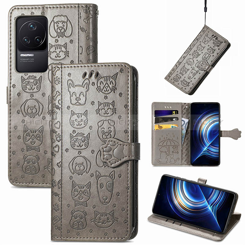 Custodia Portafoglio In Pelle Fantasia Modello Cover con Supporto S03D per Xiaomi Redmi K50 5G