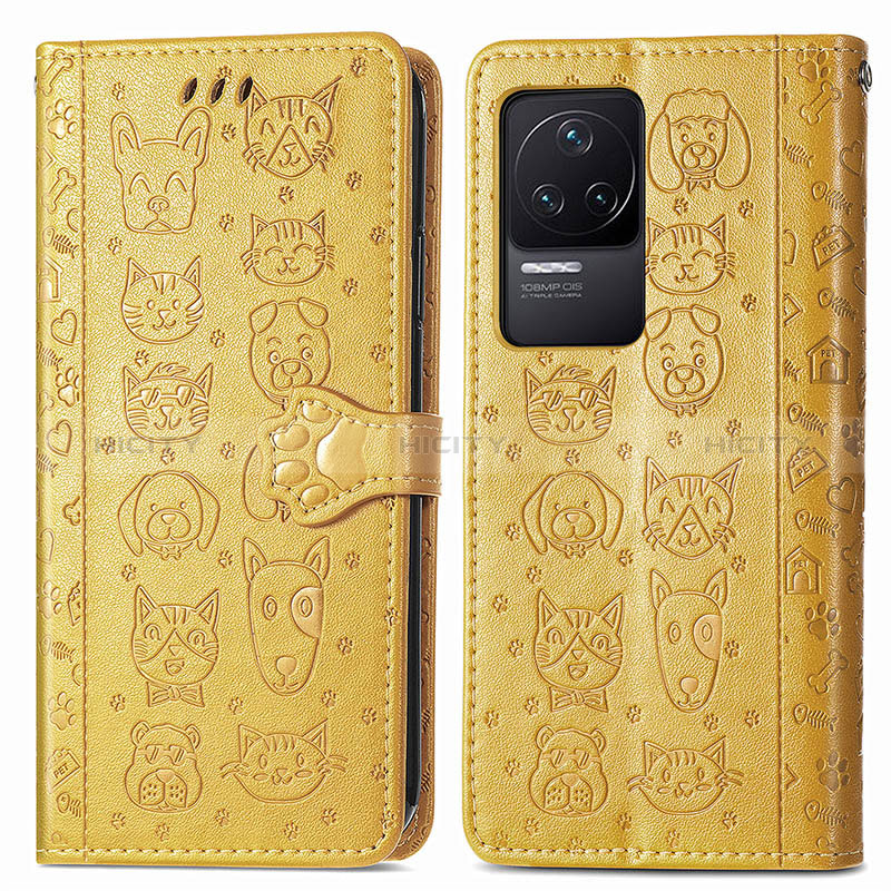 Custodia Portafoglio In Pelle Fantasia Modello Cover con Supporto S03D per Xiaomi Redmi K50 5G