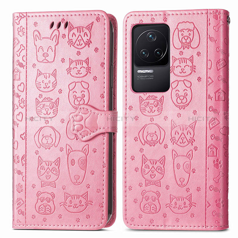 Custodia Portafoglio In Pelle Fantasia Modello Cover con Supporto S03D per Xiaomi Redmi K50 Pro 5G