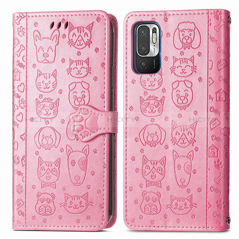 Custodia Portafoglio In Pelle Fantasia Modello Cover con Supporto S03D per Xiaomi Redmi Note 10 JE 5G