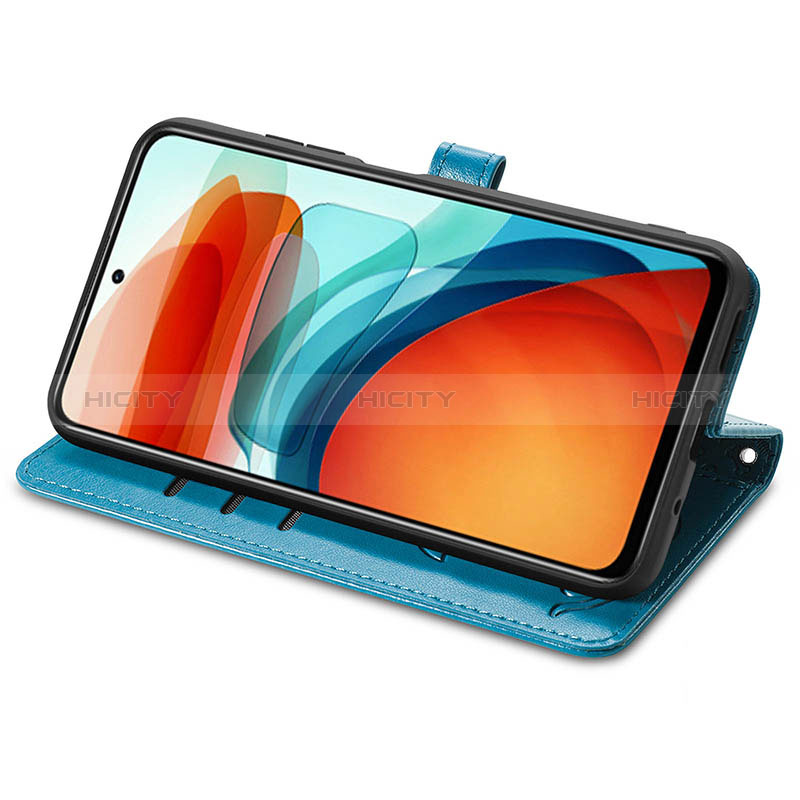 Custodia Portafoglio In Pelle Fantasia Modello Cover con Supporto S03D per Xiaomi Redmi Note 10 Pro 5G