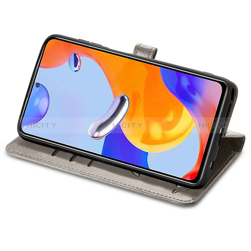 Custodia Portafoglio In Pelle Fantasia Modello Cover con Supporto S03D per Xiaomi Redmi Note 11 Pro 4G