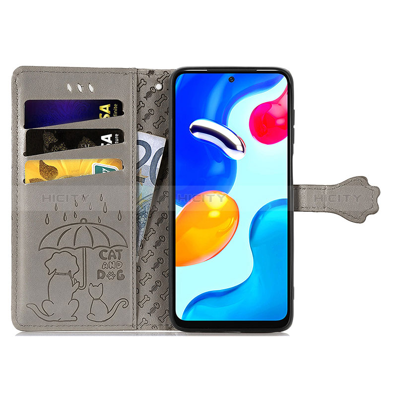 Custodia Portafoglio In Pelle Fantasia Modello Cover con Supporto S03D per Xiaomi Redmi Note 11S 4G