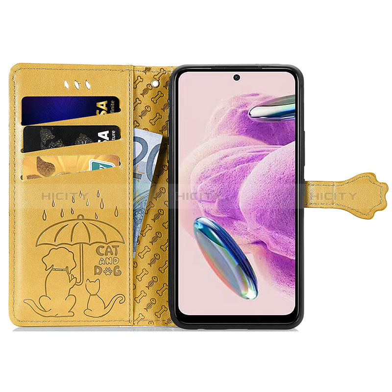 Custodia Portafoglio In Pelle Fantasia Modello Cover con Supporto S03D per Xiaomi Redmi Note 12S