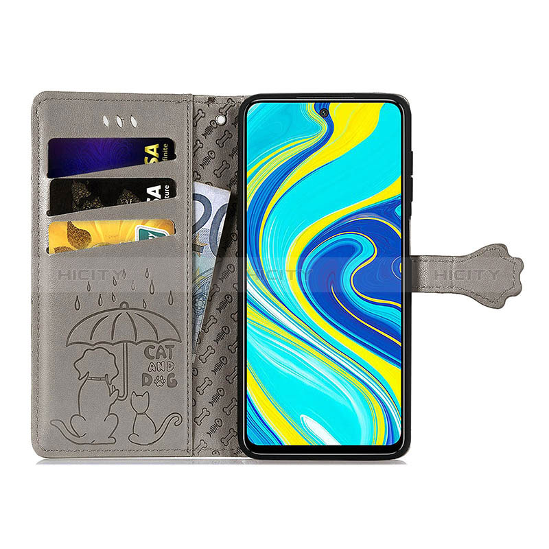 Custodia Portafoglio In Pelle Fantasia Modello Cover con Supporto S03D per Xiaomi Redmi Note 9 Pro Max