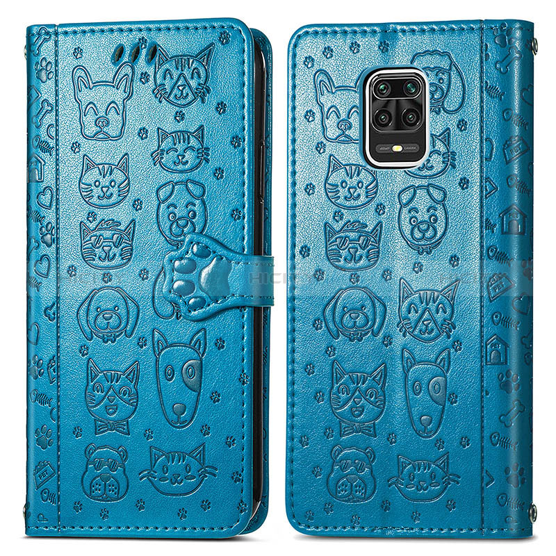 Custodia Portafoglio In Pelle Fantasia Modello Cover con Supporto S03D per Xiaomi Redmi Note 9 Pro Max