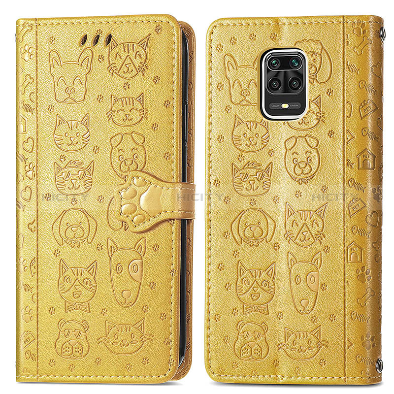 Custodia Portafoglio In Pelle Fantasia Modello Cover con Supporto S03D per Xiaomi Redmi Note 9 Pro Max