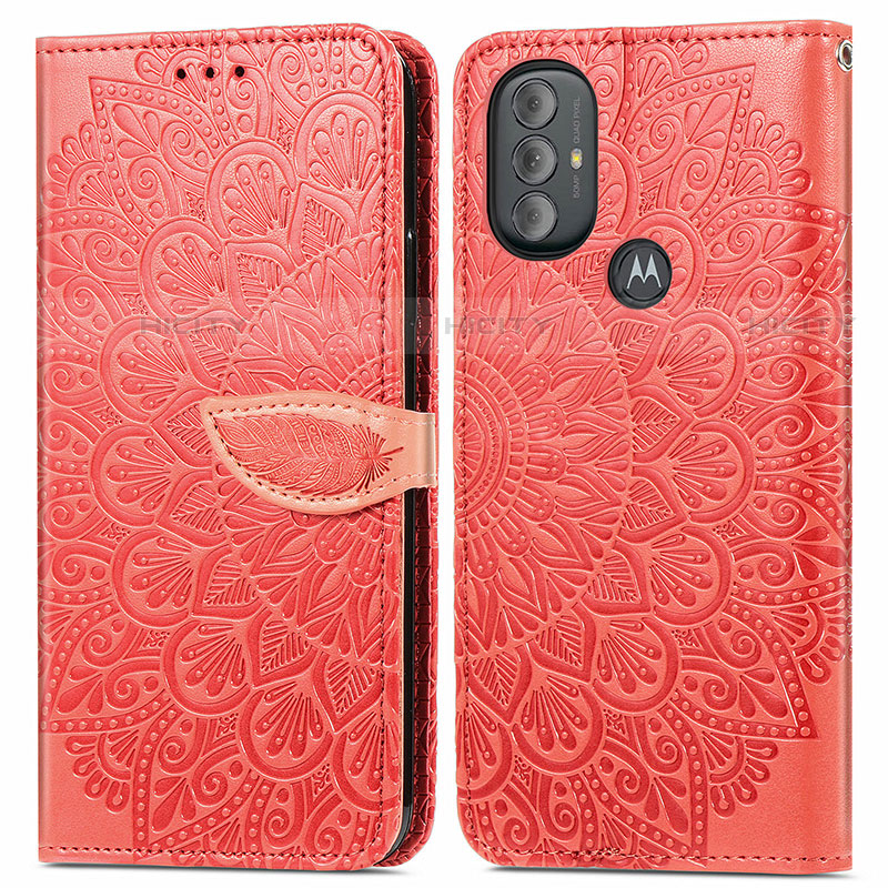 Custodia Portafoglio In Pelle Fantasia Modello Cover con Supporto S04D per Motorola Moto G Play Gen 2