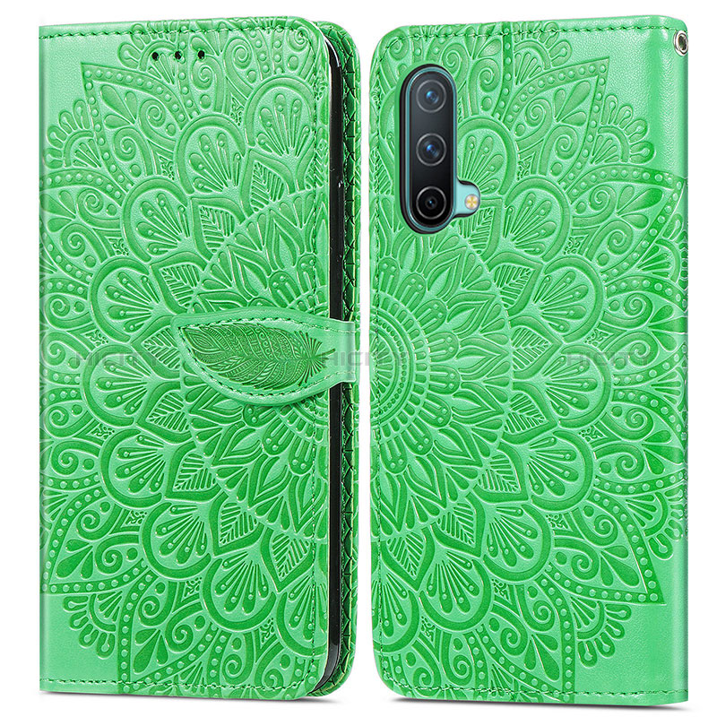 Custodia Portafoglio In Pelle Fantasia Modello Cover con Supporto S04D per OnePlus Nord CE 5G