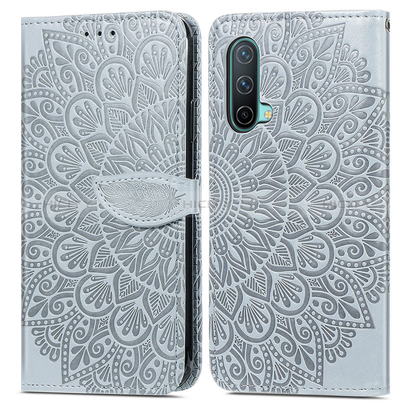 Custodia Portafoglio In Pelle Fantasia Modello Cover con Supporto S04D per OnePlus Nord CE 5G