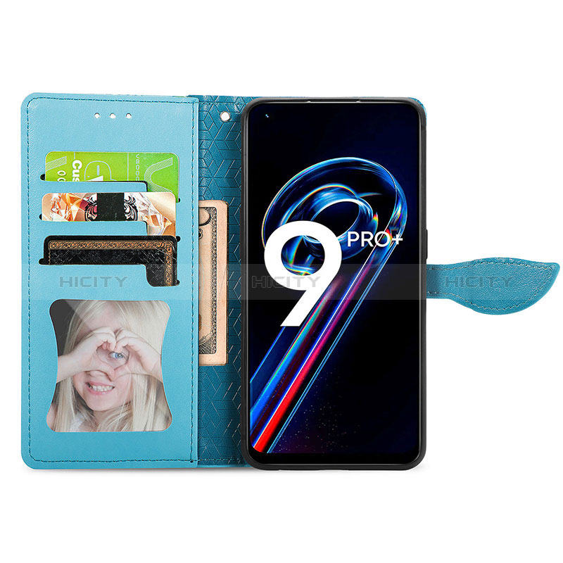 Custodia Portafoglio In Pelle Fantasia Modello Cover con Supporto S04D per Realme 9 4G