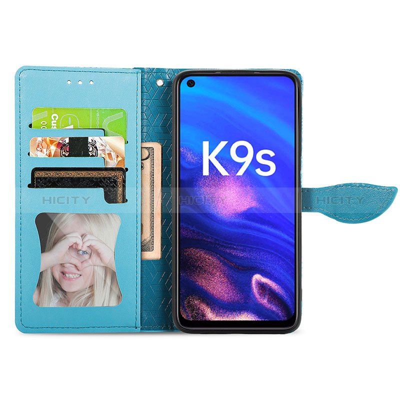 Custodia Portafoglio In Pelle Fantasia Modello Cover con Supporto S04D per Realme 9 SE 5G