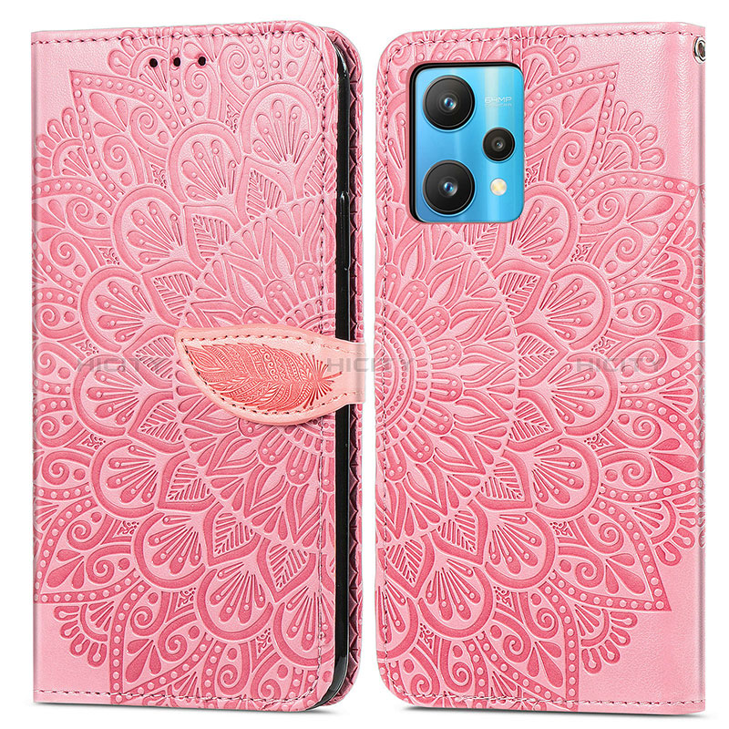 Custodia Portafoglio In Pelle Fantasia Modello Cover con Supporto S04D per Realme Narzo 50 Pro 5G