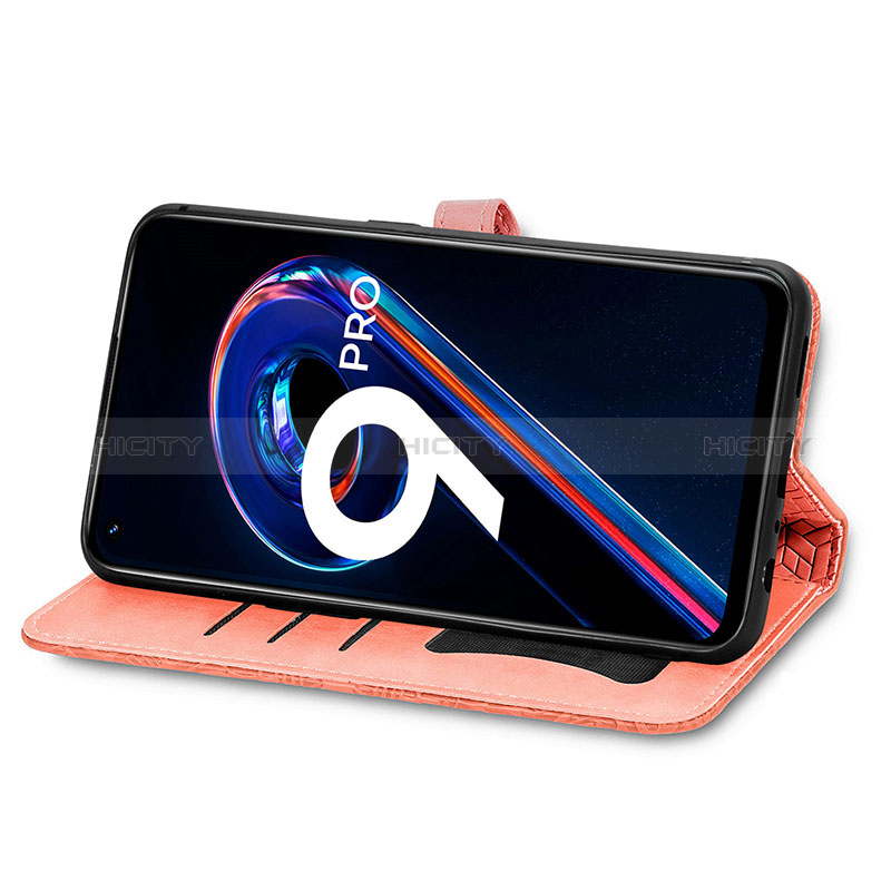 Custodia Portafoglio In Pelle Fantasia Modello Cover con Supporto S04D per Realme Q5 5G