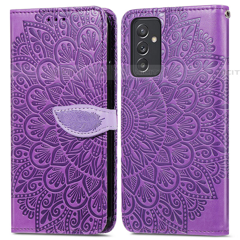 Custodia Portafoglio In Pelle Fantasia Modello Cover con Supporto S04D per Samsung Galaxy A24 4G