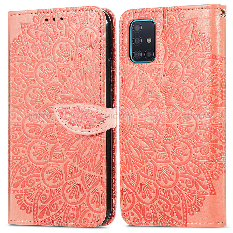 Custodia Portafoglio In Pelle Fantasia Modello Cover con Supporto S04D per Samsung Galaxy A71 4G A715