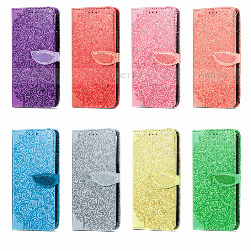 Custodia Portafoglio In Pelle Fantasia Modello Cover con Supporto S04D per Samsung Galaxy M02s