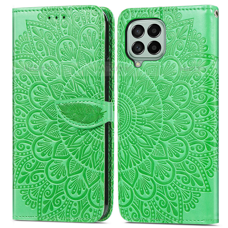 Custodia Portafoglio In Pelle Fantasia Modello Cover con Supporto S04D per Samsung Galaxy M53 5G