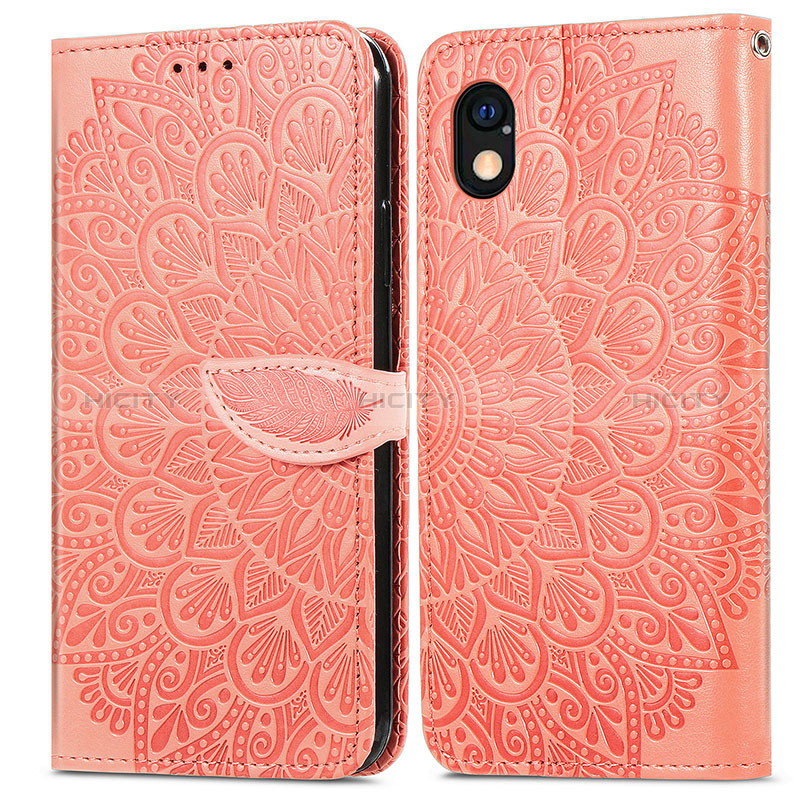 Custodia Portafoglio In Pelle Fantasia Modello Cover con Supporto S04D per Sony Xperia Ace III SO-53C