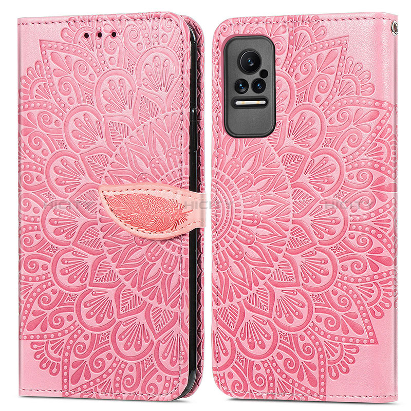 Custodia Portafoglio In Pelle Fantasia Modello Cover con Supporto S04D per Xiaomi Civi 1S 5G