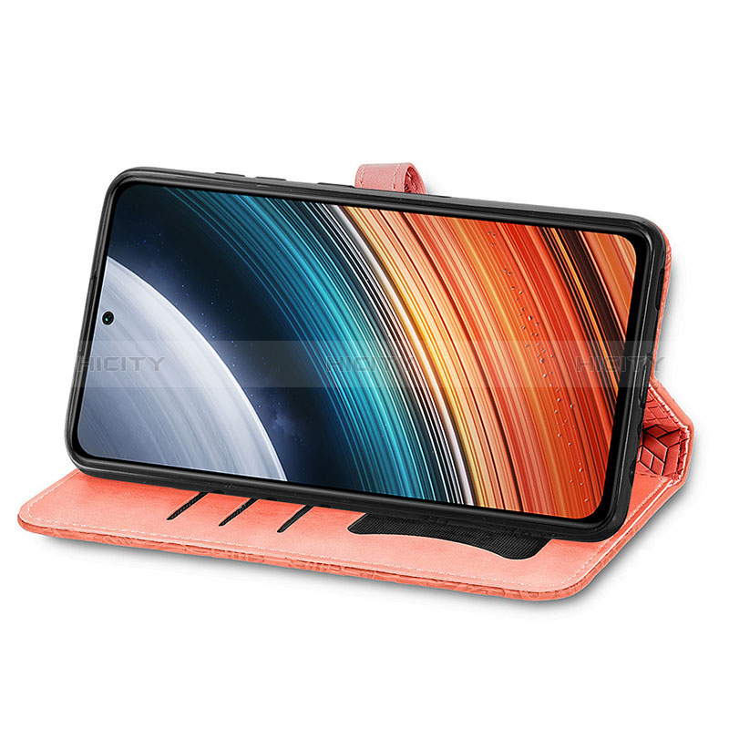 Custodia Portafoglio In Pelle Fantasia Modello Cover con Supporto S04D per Xiaomi Poco F4 5G