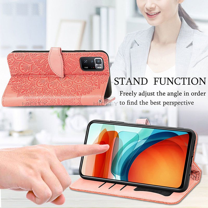 Custodia Portafoglio In Pelle Fantasia Modello Cover con Supporto S04D per Xiaomi Poco X3 GT 5G