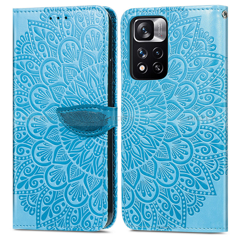 Custodia Portafoglio In Pelle Fantasia Modello Cover con Supporto S04D per Xiaomi Poco X4 NFC