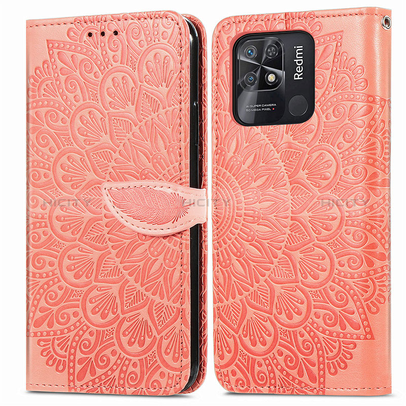 Custodia Portafoglio In Pelle Fantasia Modello Cover con Supporto S04D per Xiaomi Redmi 10C 4G