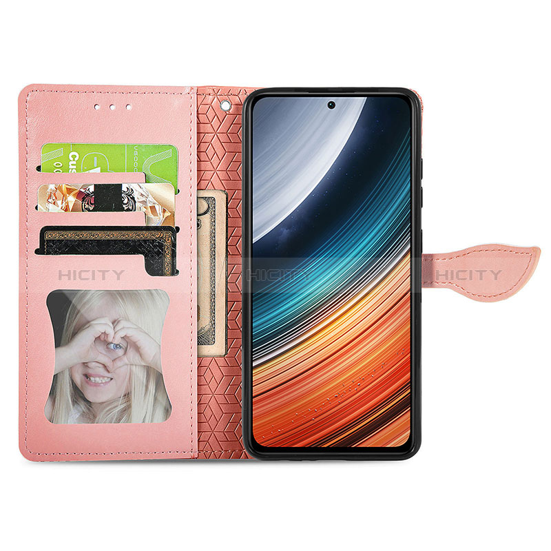 Custodia Portafoglio In Pelle Fantasia Modello Cover con Supporto S04D per Xiaomi Redmi K40S 5G