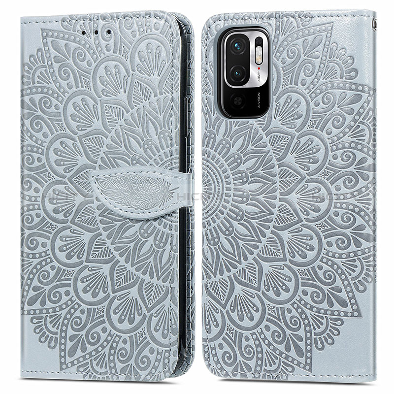 Custodia Portafoglio In Pelle Fantasia Modello Cover con Supporto S04D per Xiaomi Redmi Note 10 5G