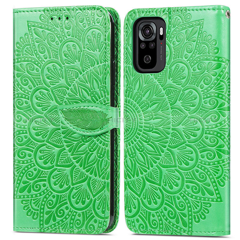 Custodia Portafoglio In Pelle Fantasia Modello Cover con Supporto S04D per Xiaomi Redmi Note 10S 4G