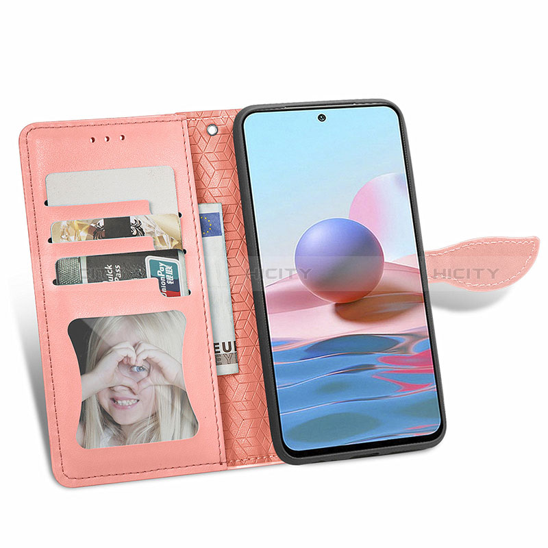 Custodia Portafoglio In Pelle Fantasia Modello Cover con Supporto S04D per Xiaomi Redmi Note 10T 5G