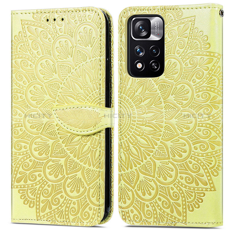 Custodia Portafoglio In Pelle Fantasia Modello Cover con Supporto S04D per Xiaomi Redmi Note 11 Pro+ Plus 5G