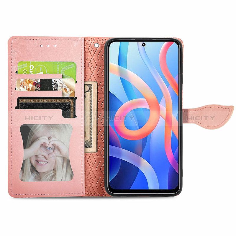 Custodia Portafoglio In Pelle Fantasia Modello Cover con Supporto S04D per Xiaomi Redmi Note 11T 5G