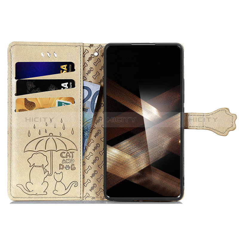 Custodia Portafoglio In Pelle Fantasia Modello Cover con Supporto S05D per Huawei Honor X7b