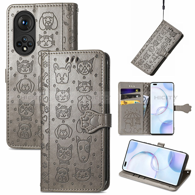 Custodia Portafoglio In Pelle Fantasia Modello Cover con Supporto S05D per Huawei Nova 9 Pro