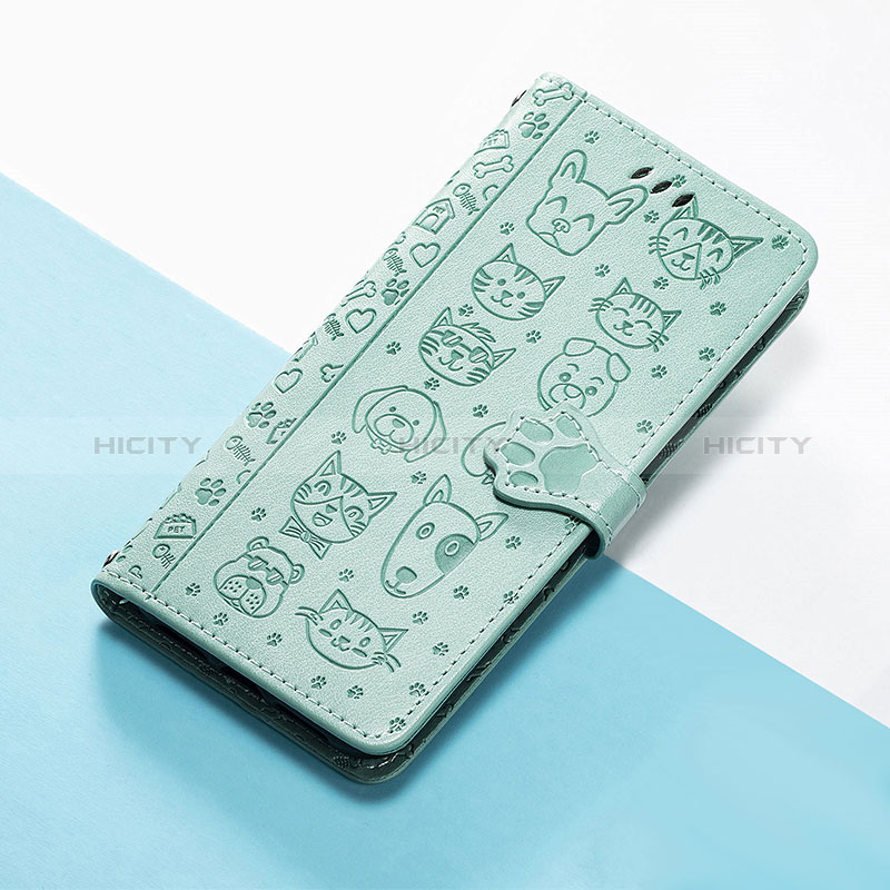 Custodia Portafoglio In Pelle Fantasia Modello Cover con Supporto S05D per Huawei Nova 9 SE Verde